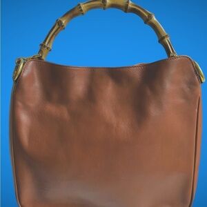 Bamboo calfskin cognac Gucci